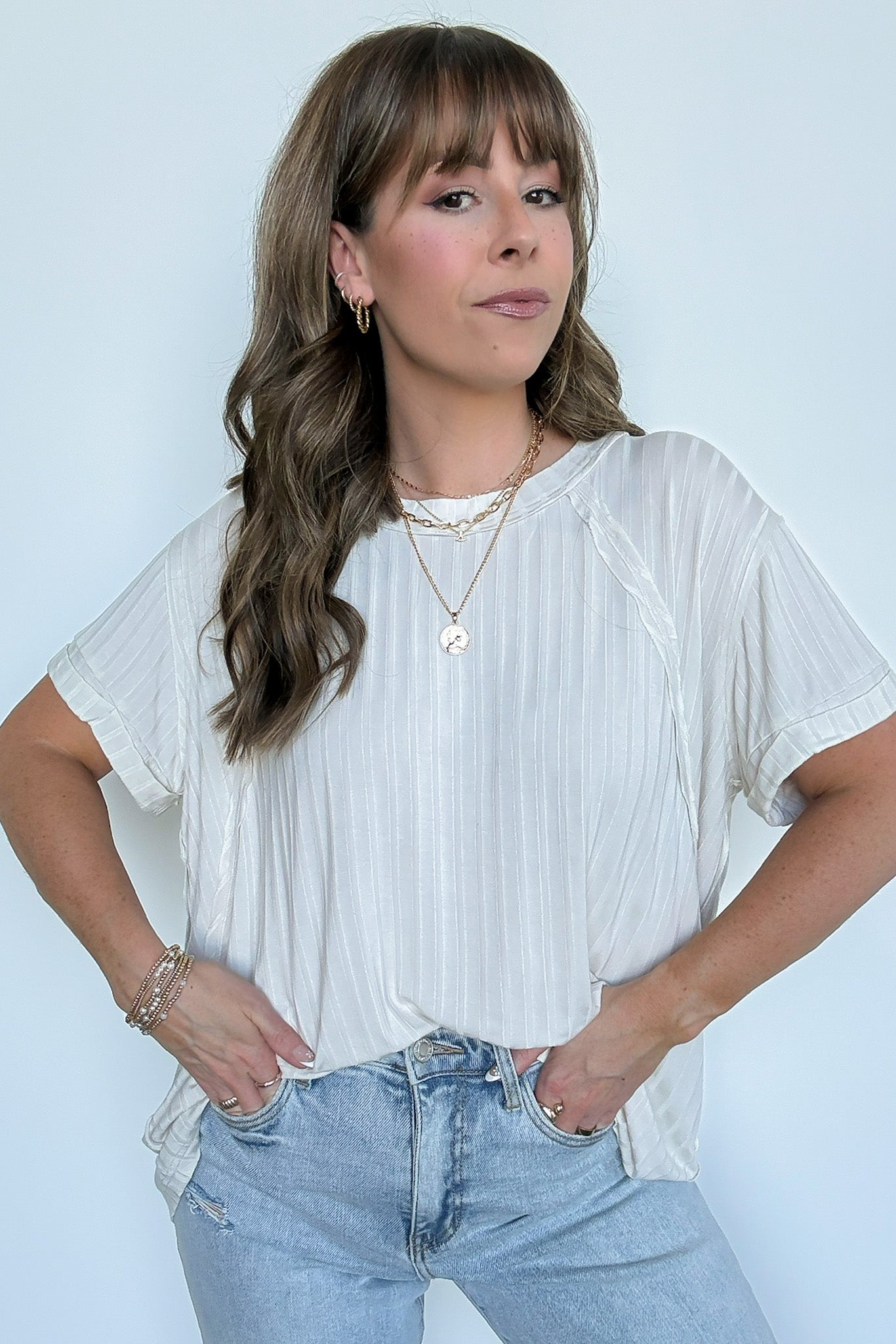  Zandrah Ribbed Raglan Knit Top - BACK IN STOCK - Madison and Mallory
