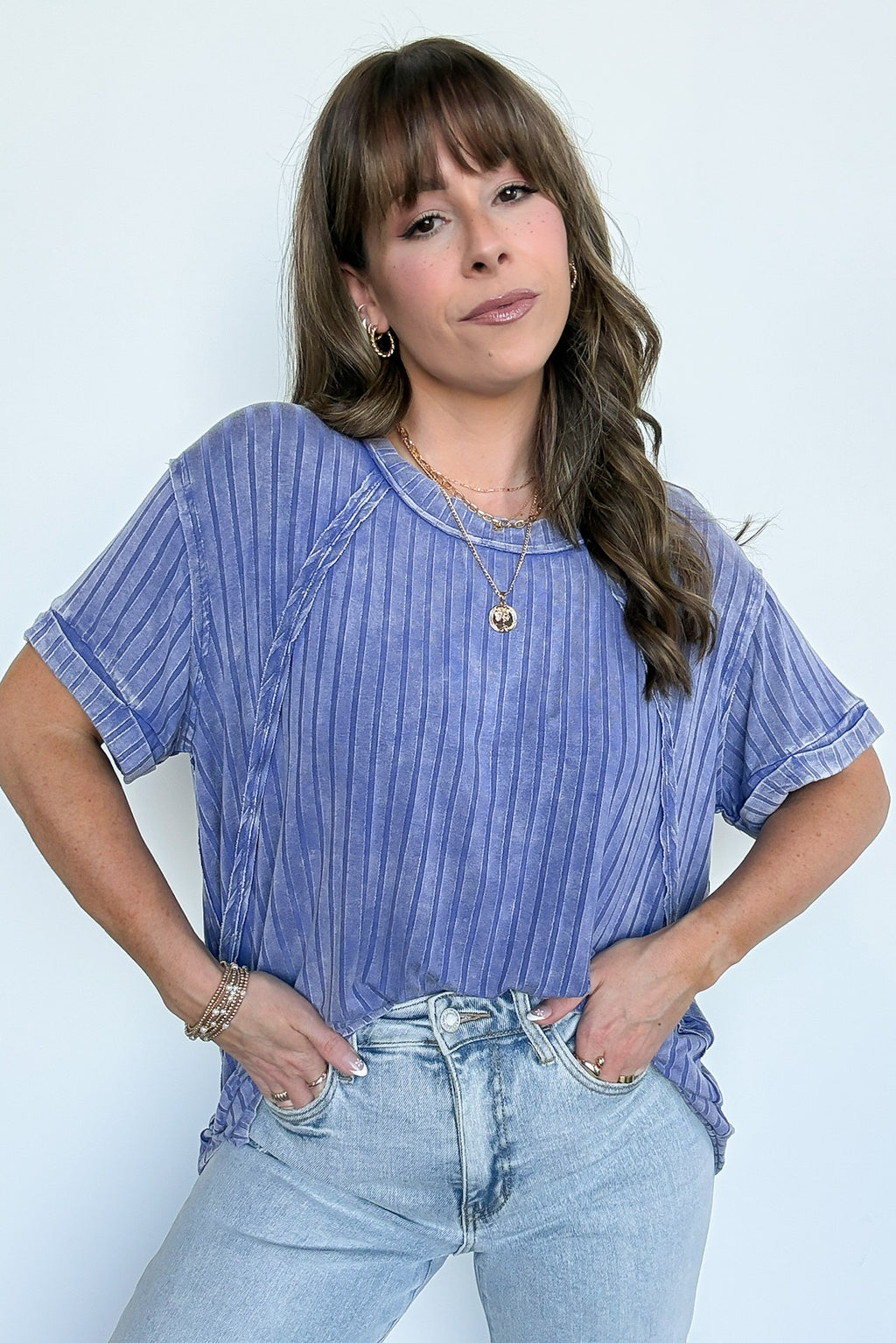  Zandrah Ribbed Raglan Knit Top - BACK IN STOCK - Madison and Mallory