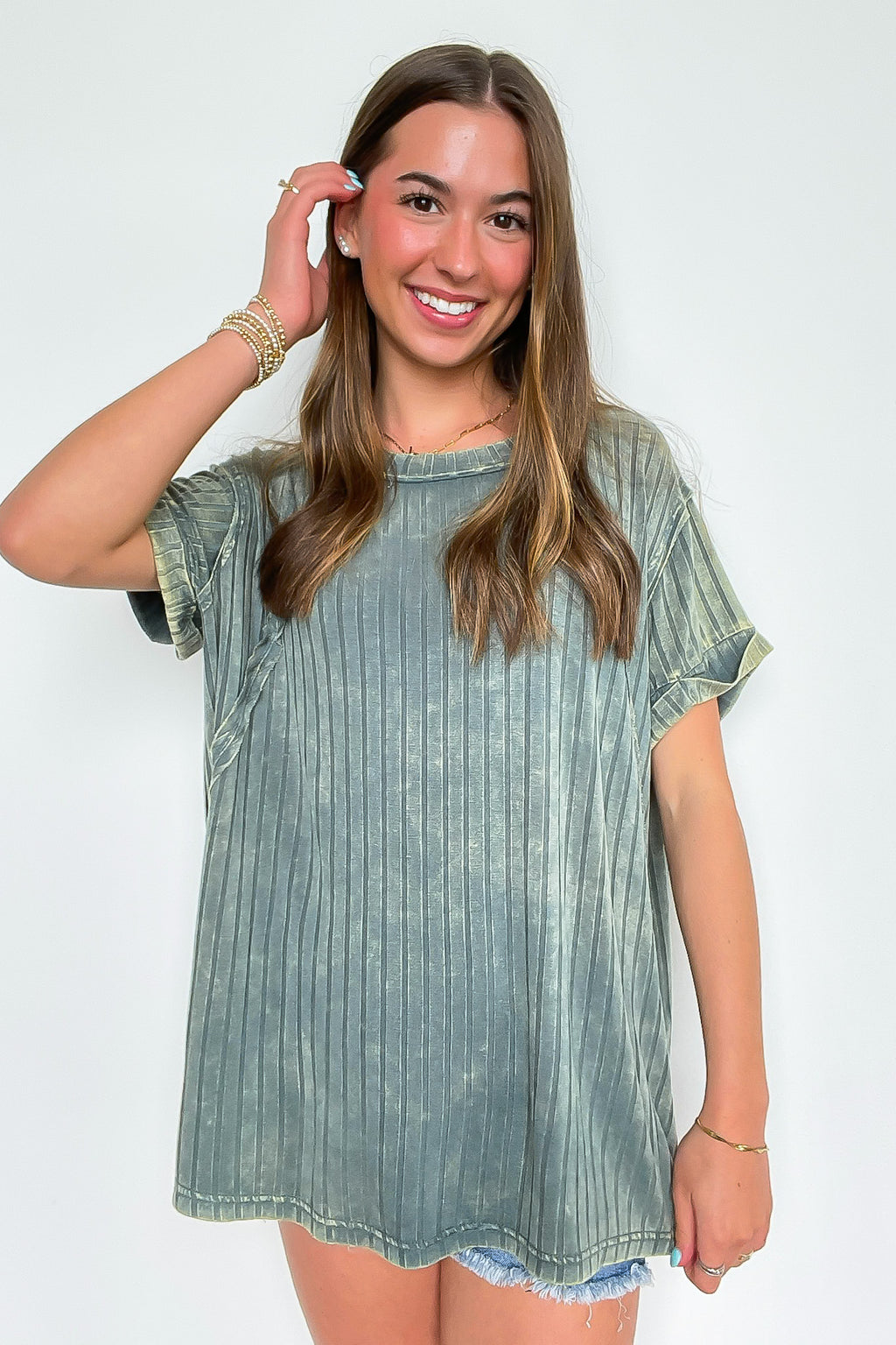 Zandrah Ribbed Raglan Knit Top - BACK IN STOCK