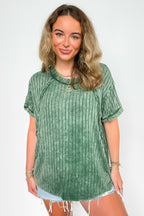 Zandrah Ribbed Raglan Knit Top - BACK IN STOCK