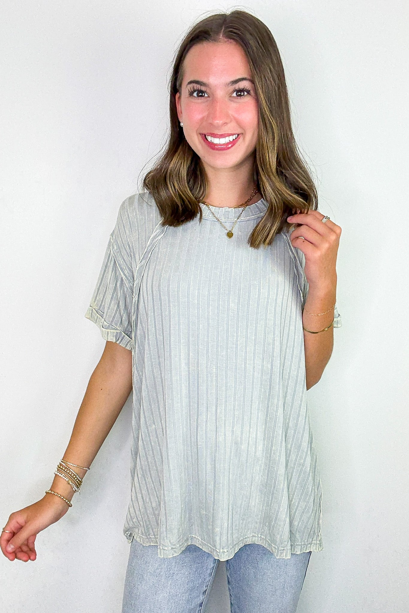 Zandrah Ribbed Raglan Knit Top - BACK IN STOCK