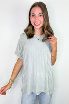 Zandrah Ribbed Raglan Knit Top - BACK IN STOCK