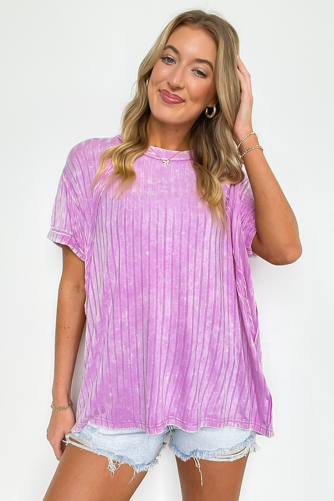 Zandrah Ribbed Raglan Knit Top - BACK IN STOCK - Madison and Mallory