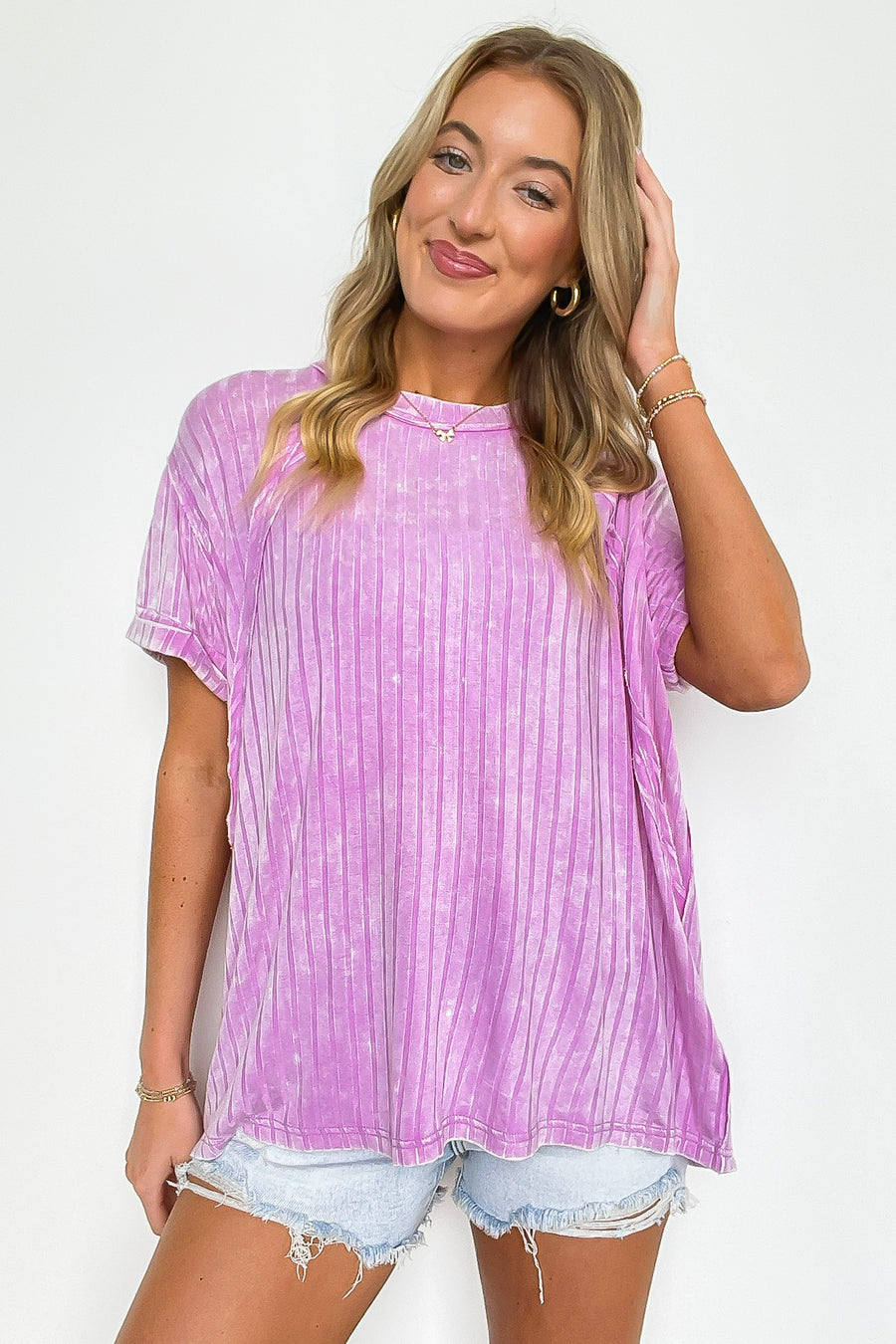 Zandrah Ribbed Raglan Knit Top - BACK IN STOCK - Madison and Mallory