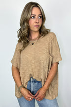  Zen Zone Oversized Knit Pocket Top - BACK IN STOCK - Madison and Mallory