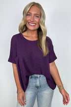 Zen Zone Oversized Lightweight Knit Pocket Top - BACK IN STOCK - Madison and Mallory