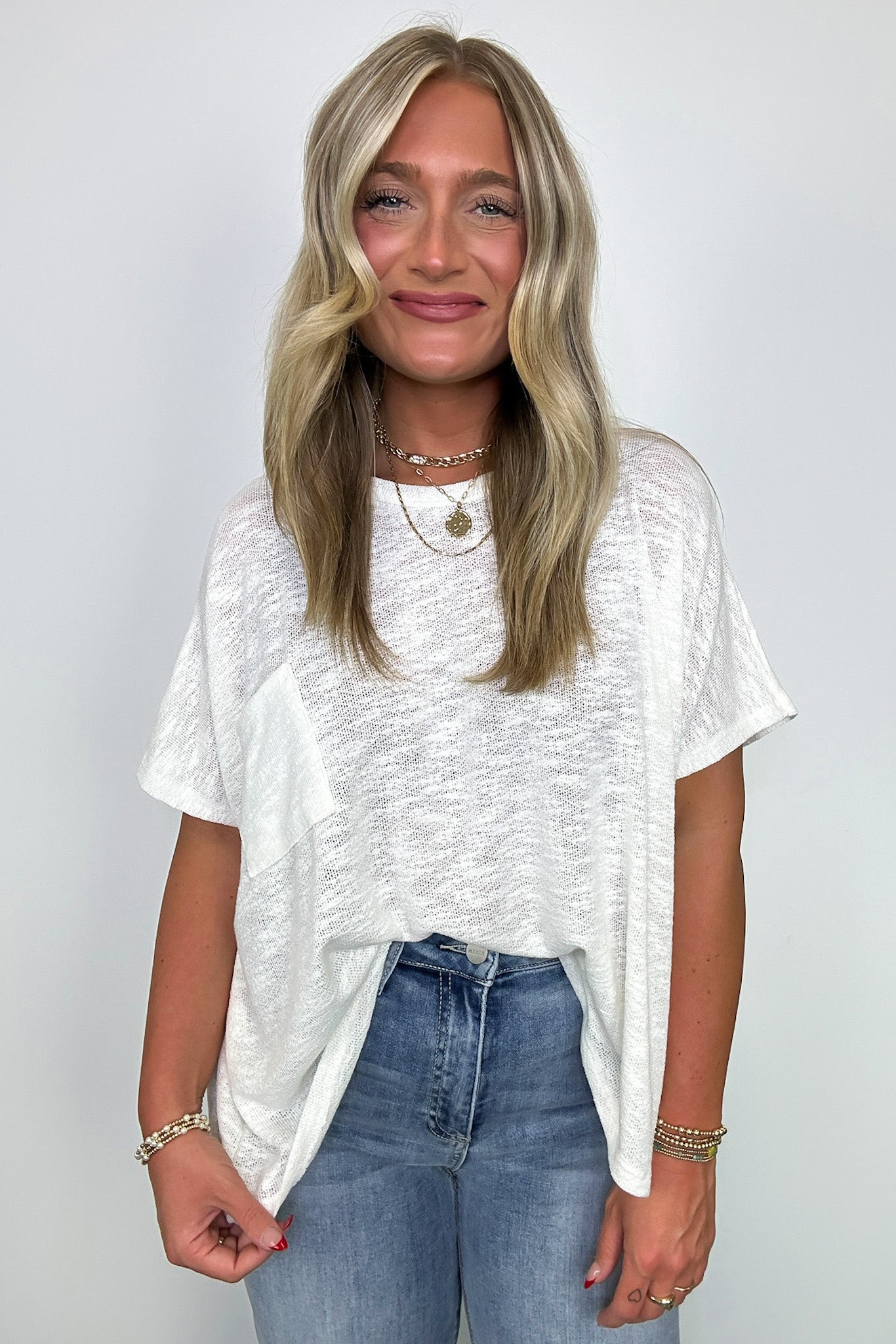  Zen Zone Oversized Knit Pocket Top - BACK IN STOCK - Madison and Mallory
