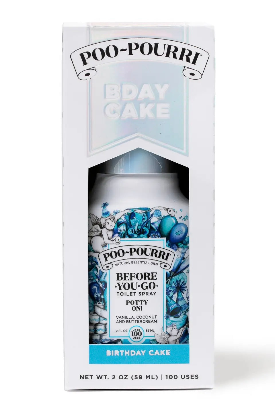  Poo~Pourri Potty On, Birthday Cake, 2oz - Madison and Mallory