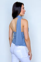 The Dot & Drape Halter Scarf Top - Madison and Mallory
