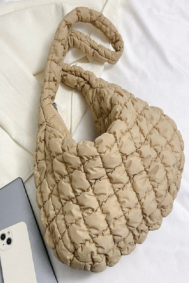 Emeline Puffer Quilted Carryall Bag - BACK IN STOCK - Madison and Mallory