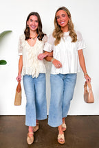 Romance Thread Lace Detail Top - Madison and Mallory