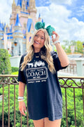 Black / SM I Only Travel Coach Oversized Graphic Tee - FINAL SALE - Madison and Mallory