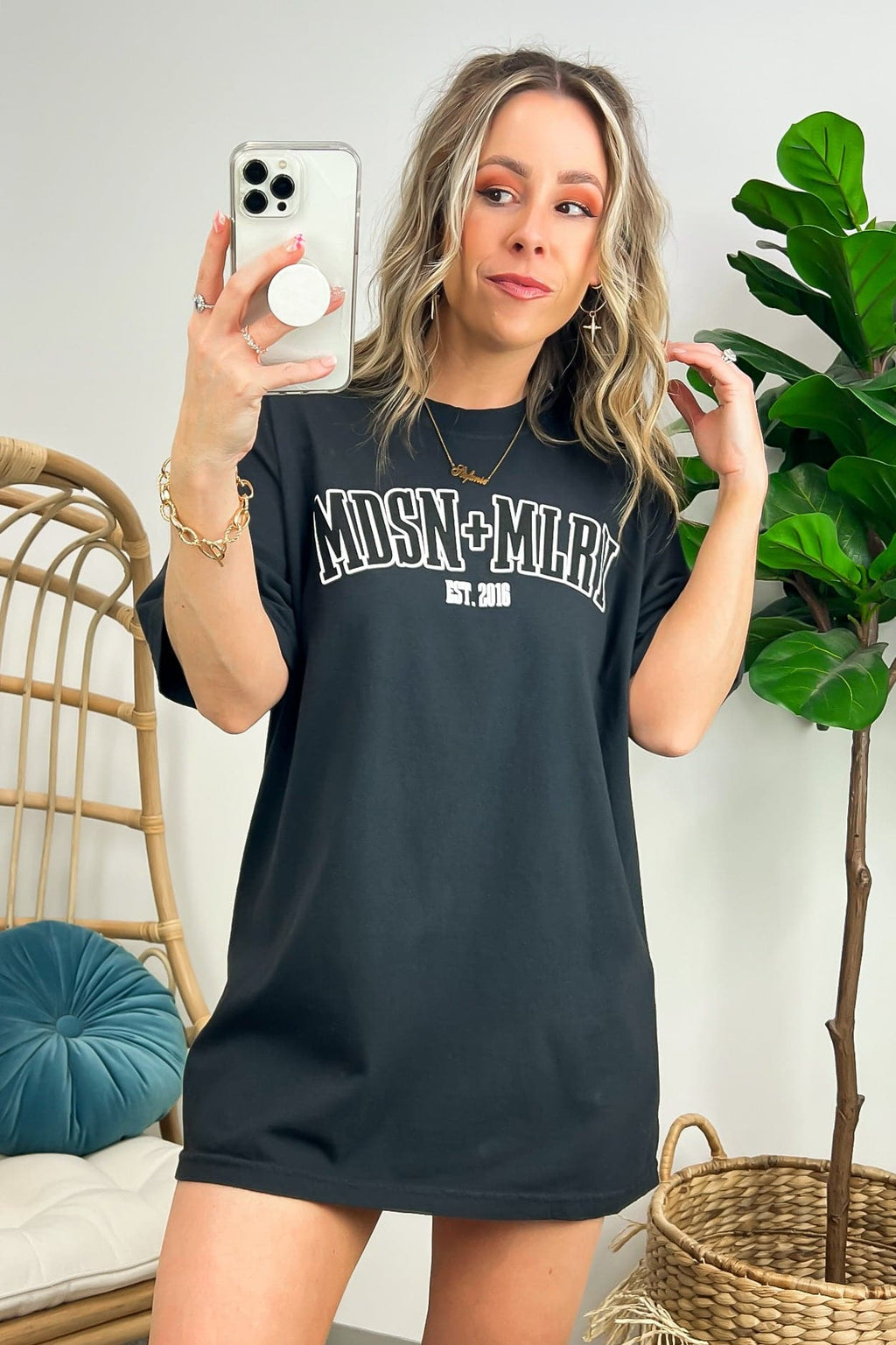 Black / SM MADISON + MALLORY 2016 Graphic Tee - Madison and Mallory