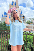 I Only Travel Coach Oversized Graphic Tee - FINAL SALE - Madison and Mallory