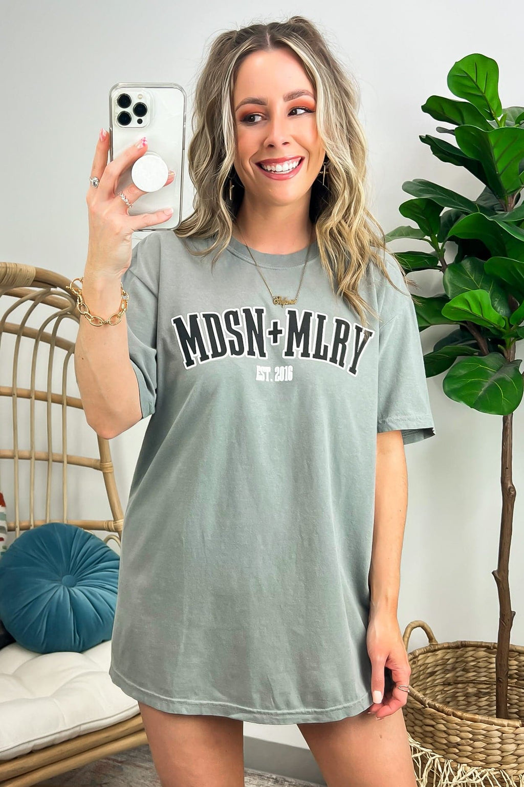 Gray / SM MADISON + MALLORY 2016 Graphic Tee - Madison and Mallory