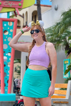 Anzia Perforated A-Line Active Skort - FINAL SALE - Madison and Mallory