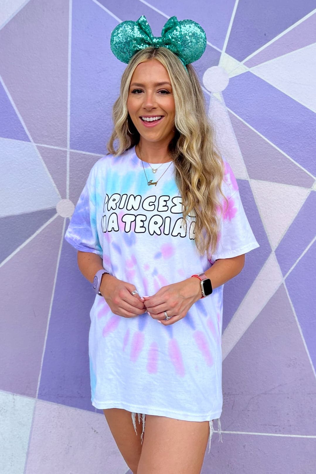  Princess Material Retro Graphic Tee - Madison and Mallory