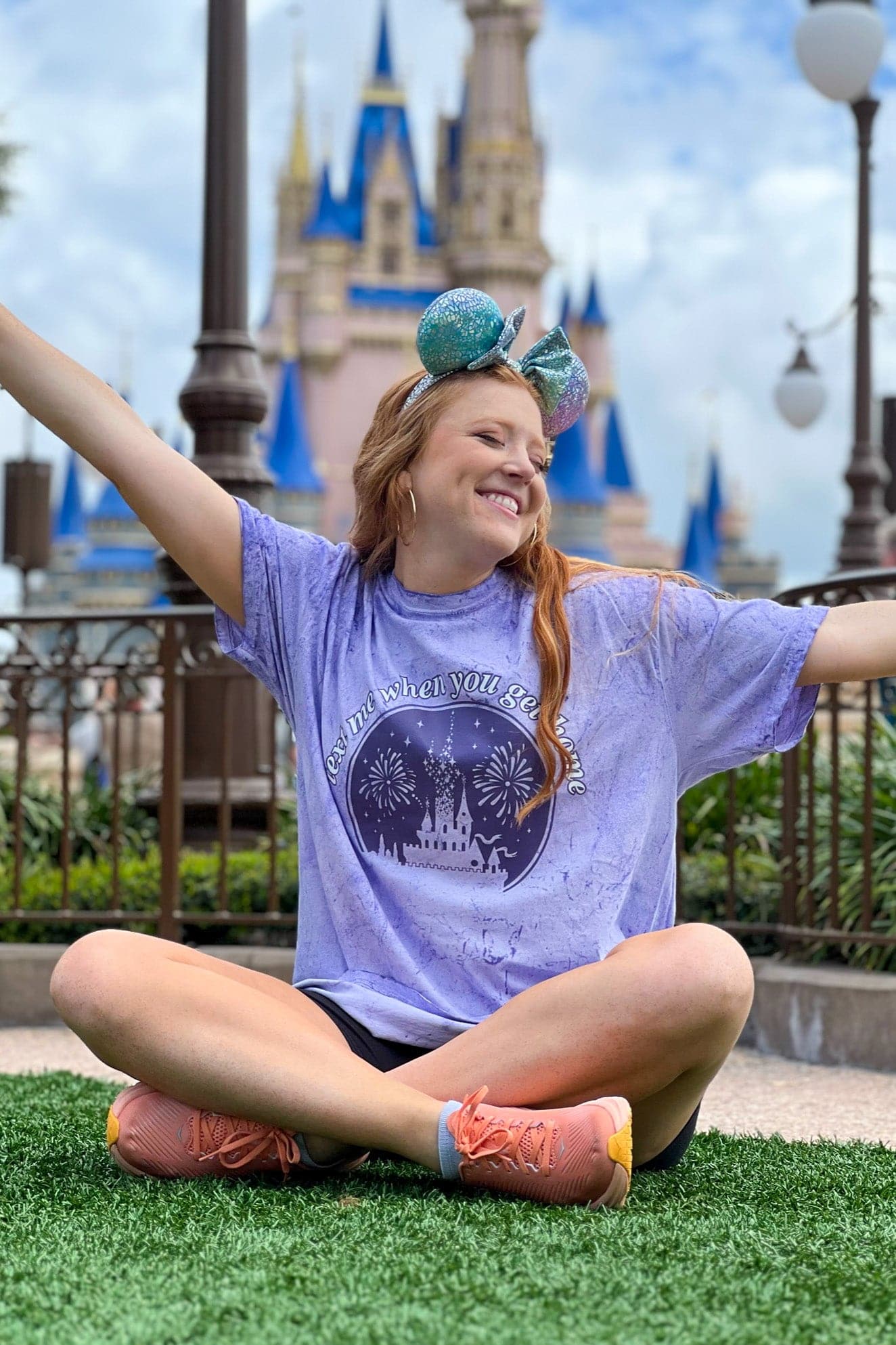 Text Me When You Get Home Castle Graphic Tee - FINAL SALE - Madison and Mallory
