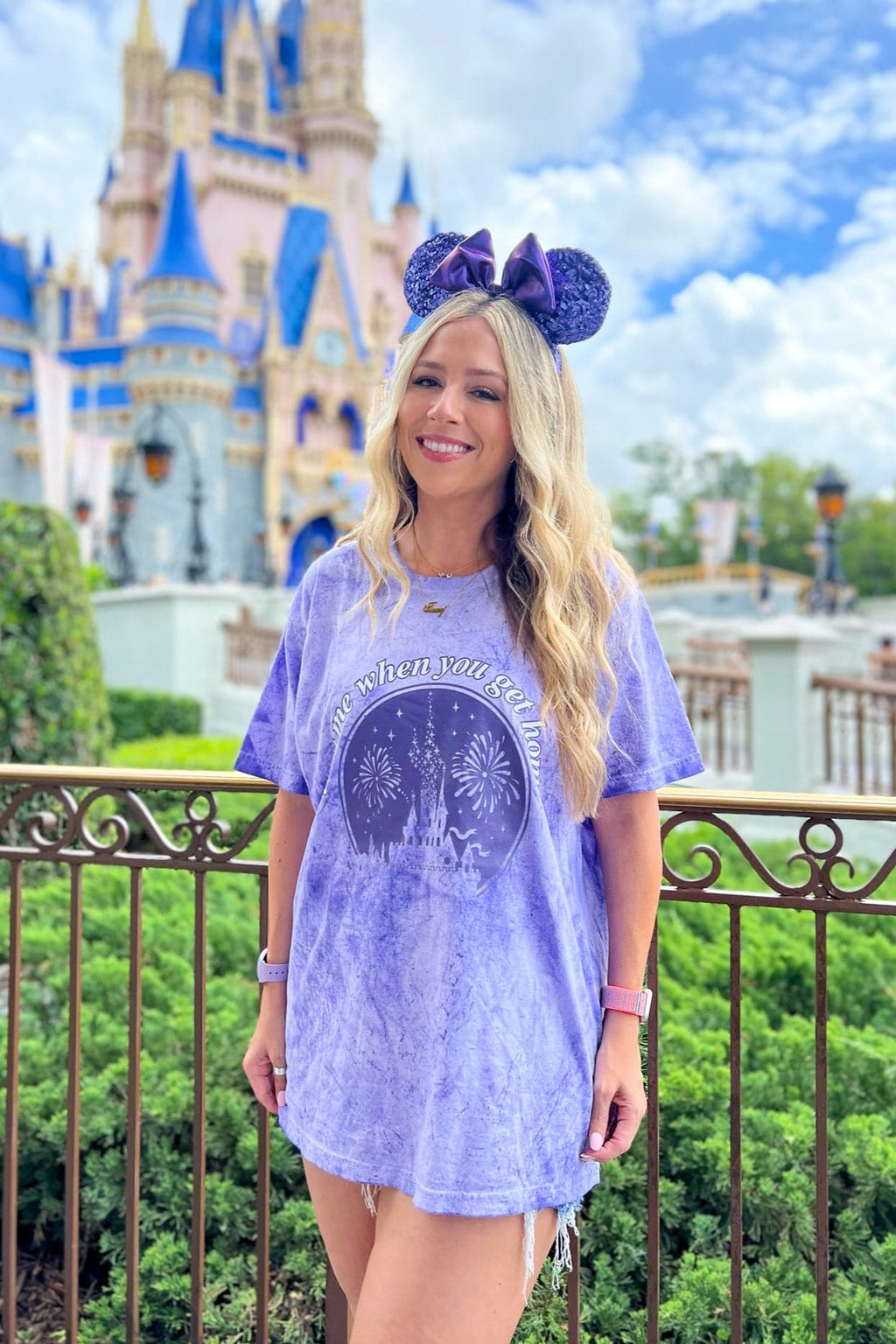 Text Me When You Get Home Castle Graphic Tee - FINAL SALE - Madison and Mallory