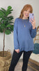 Torin Side Slit Long Sleeve Pullover - FINAL SALE - Madison and Mallory