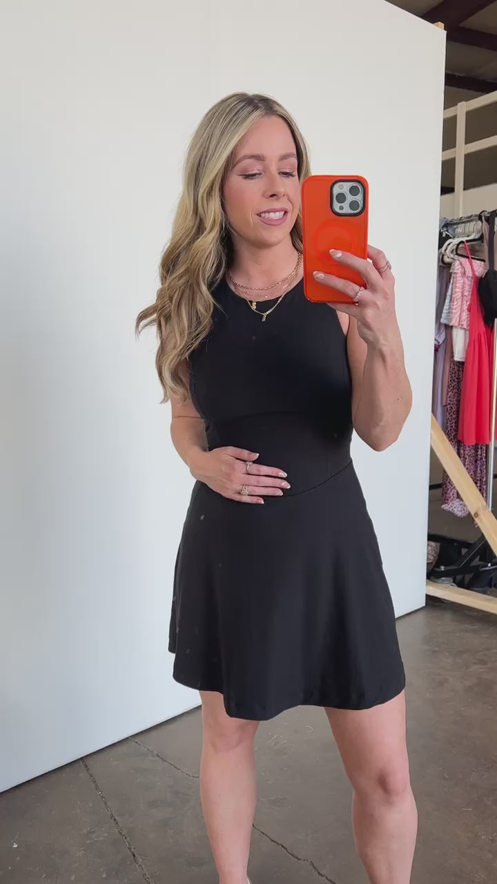 Energetic Aesthetic Keyhole Back Athletic Tennis Dress - FINAL SALE - Madison and Mallory