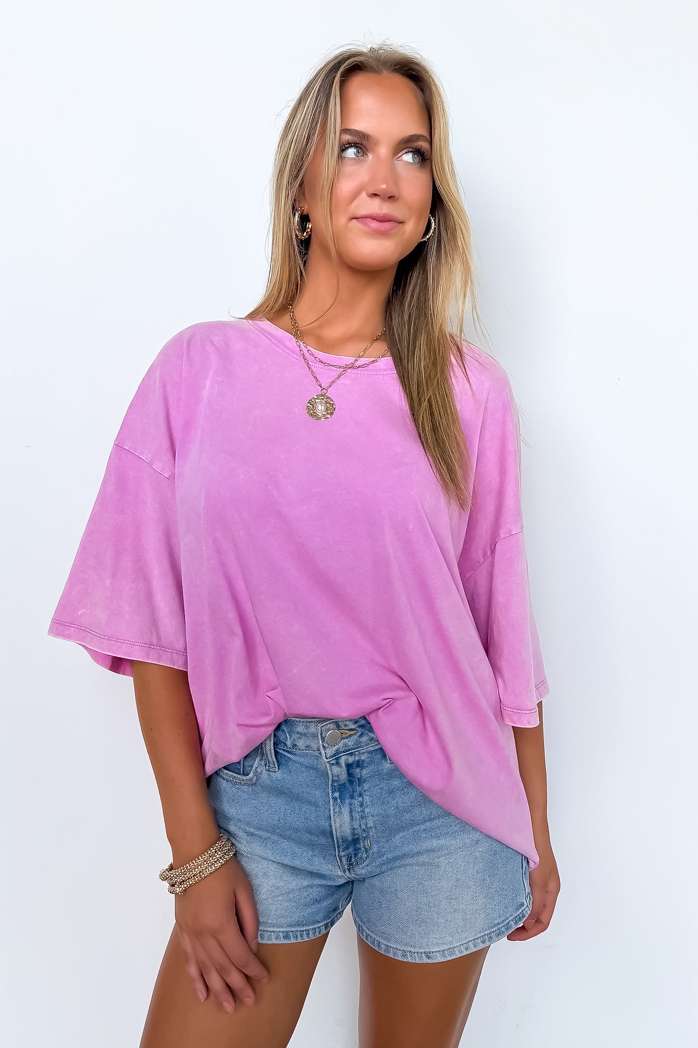Weekend Awaits Mineral Wash Oversized Top - BACK IN STOCK