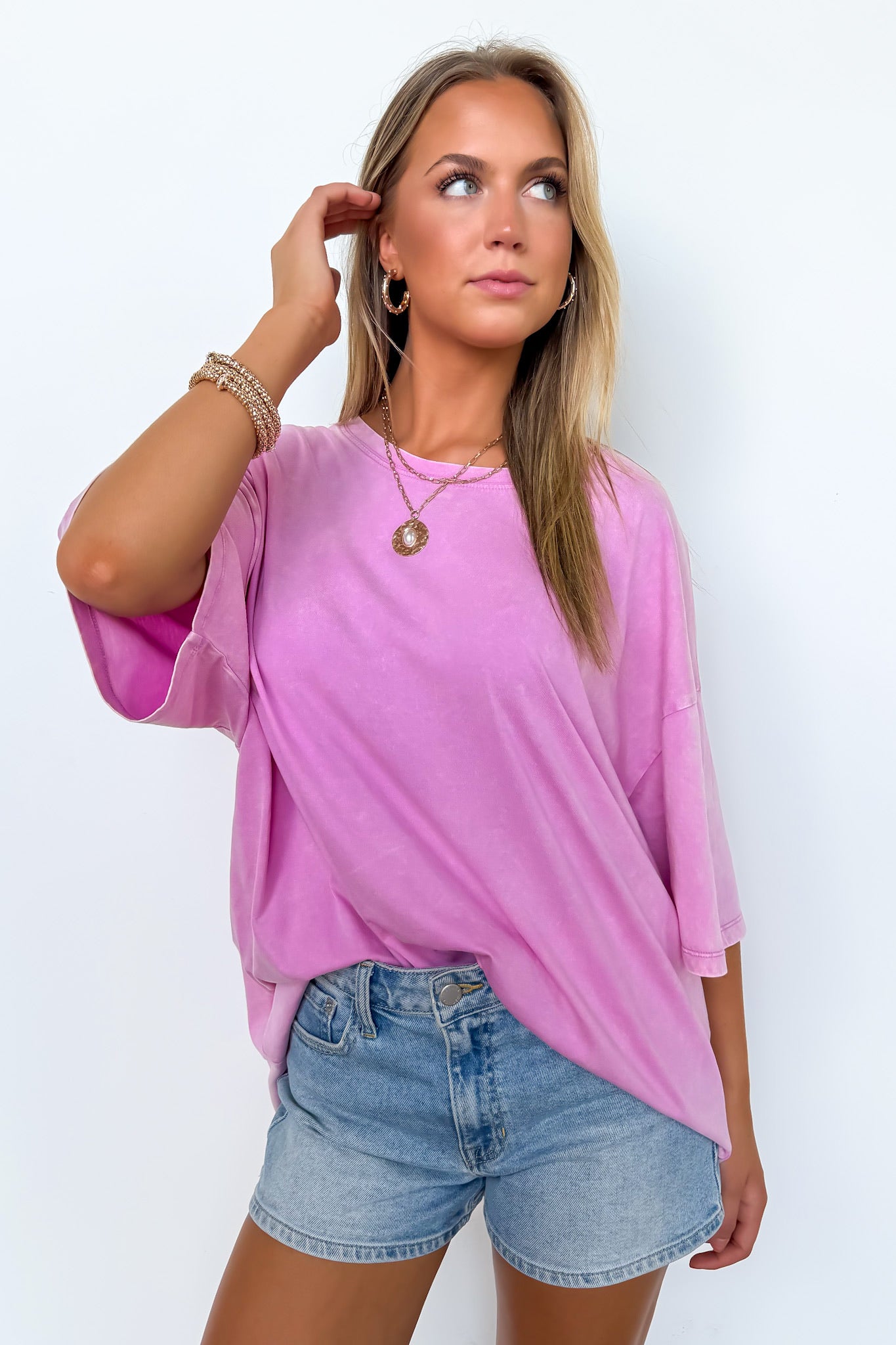 Weekend Awaits Mineral Wash Oversized Top - BACK IN STOCK