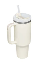Cream / 40oz. HydraHype 40oz Stainless Steel Tumbler - FINAL SALE - Madison and Mallory