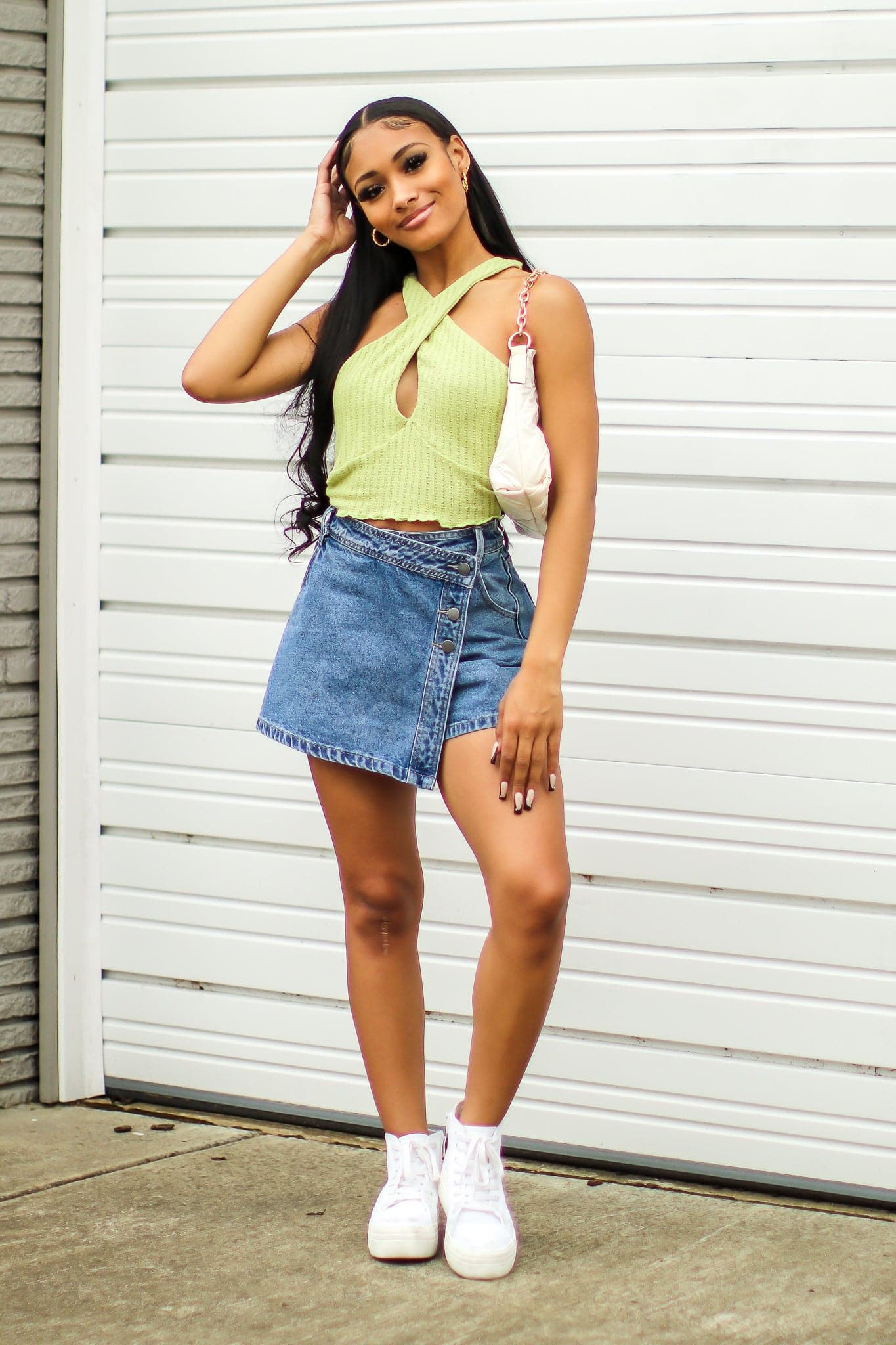  Navella Criss Cross Crop Top - FINAL SALE - Madison and Mallory