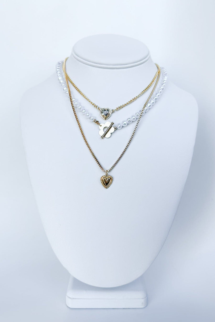 Gold Always a Classic Pearl Layered Necklace - BACK IN STOCK - Madison and Mallory