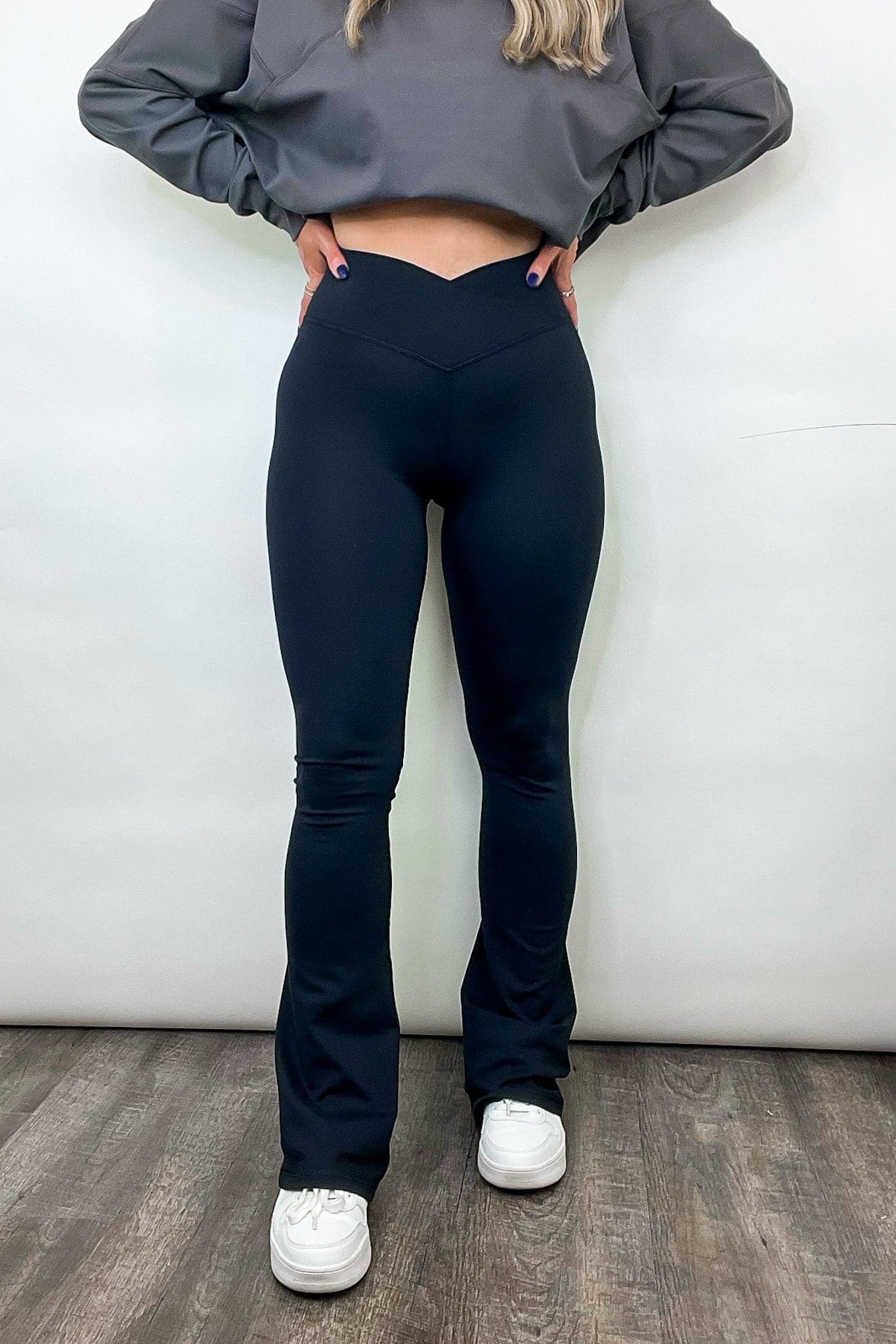 Alynia Crossover High Waist Flare Leggings - BACK IN STOCK · Madison +  Mallory