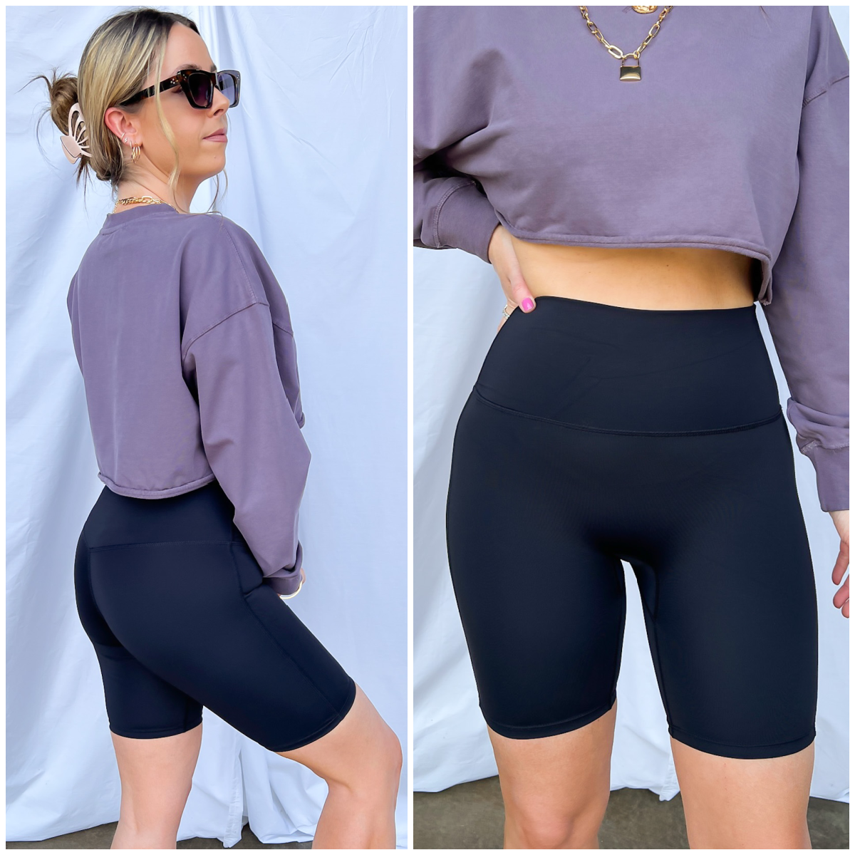  Amped Up Athletic High Waist Biker Shorts - BACK IN STOCK - Madison and Mallory