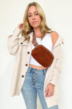 Anywhere Fleece Belt Bag - FINAL SALE - Madison and Mallory