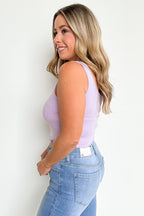  Averette Scallop Merrow Edge Tank Top - FINAL SALE - Madison and Mallory