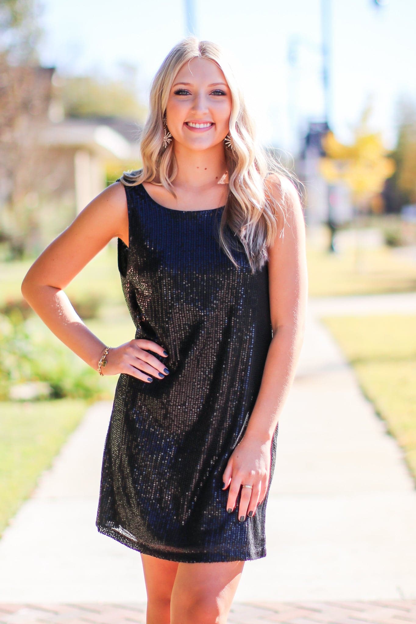  Be Your Date Sequin Detail Dress - FINAL SALE - Madison and Mallory