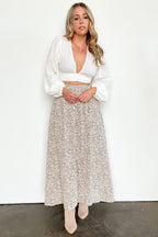  Belden Pinstripe Tie Front Cropped Top - FINAL SALE - Madison and Mallory