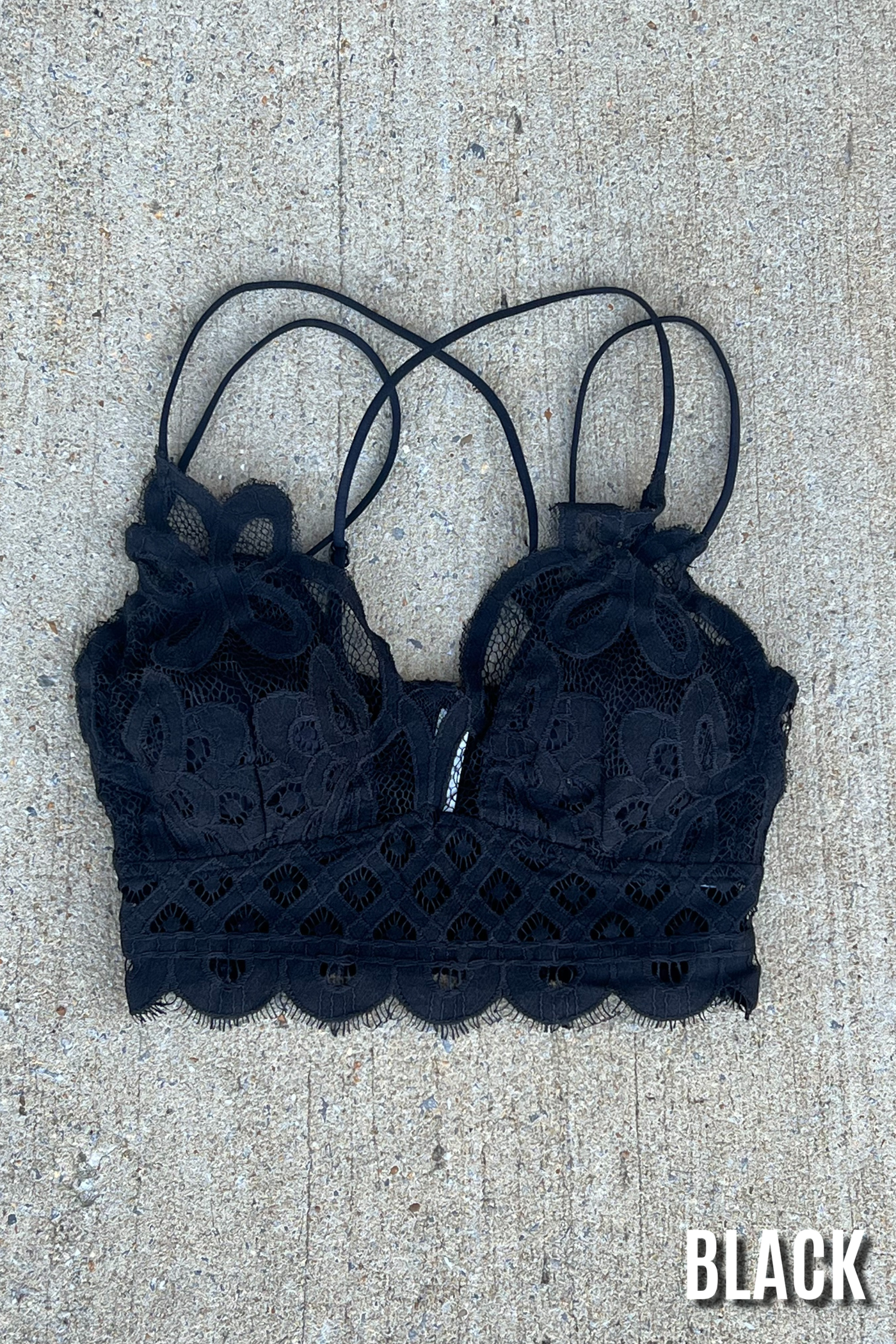 Crochet Lace Trim Bralette – Sweet Lemon Boutique