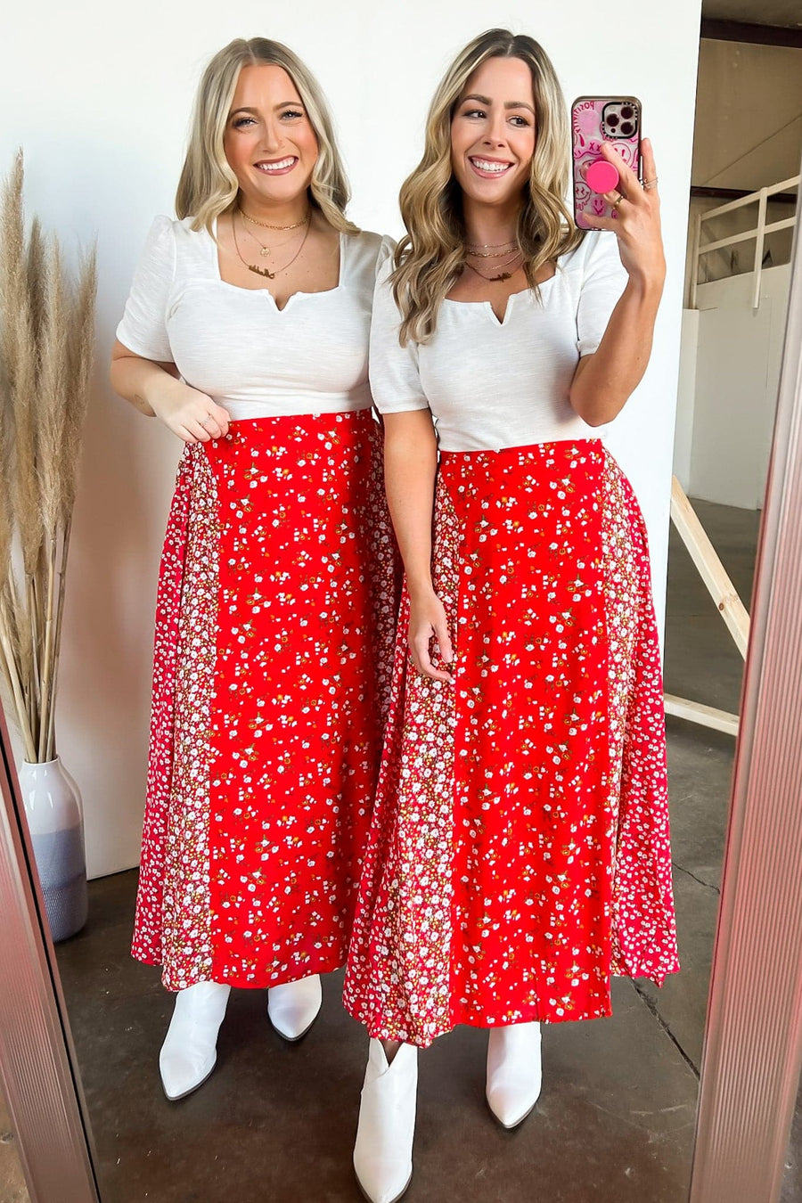  Blooming Perfection Floral Print Maxi Skirt - FINAL SALE - Madison and Mallory