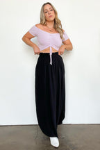 Boheme Smocked Waist Maxi Skirt - FINAL SALE - Madison and Mallory