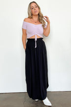 Boheme Smocked Waist Maxi Skirt - FINAL SALE - Madison and Mallory