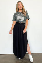Boheme Smocked Waist Maxi Skirt - FINAL SALE - Madison and Mallory