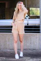  Hamptons Elastic Waist Shorts - FINAL SALE - Madison and Mallory