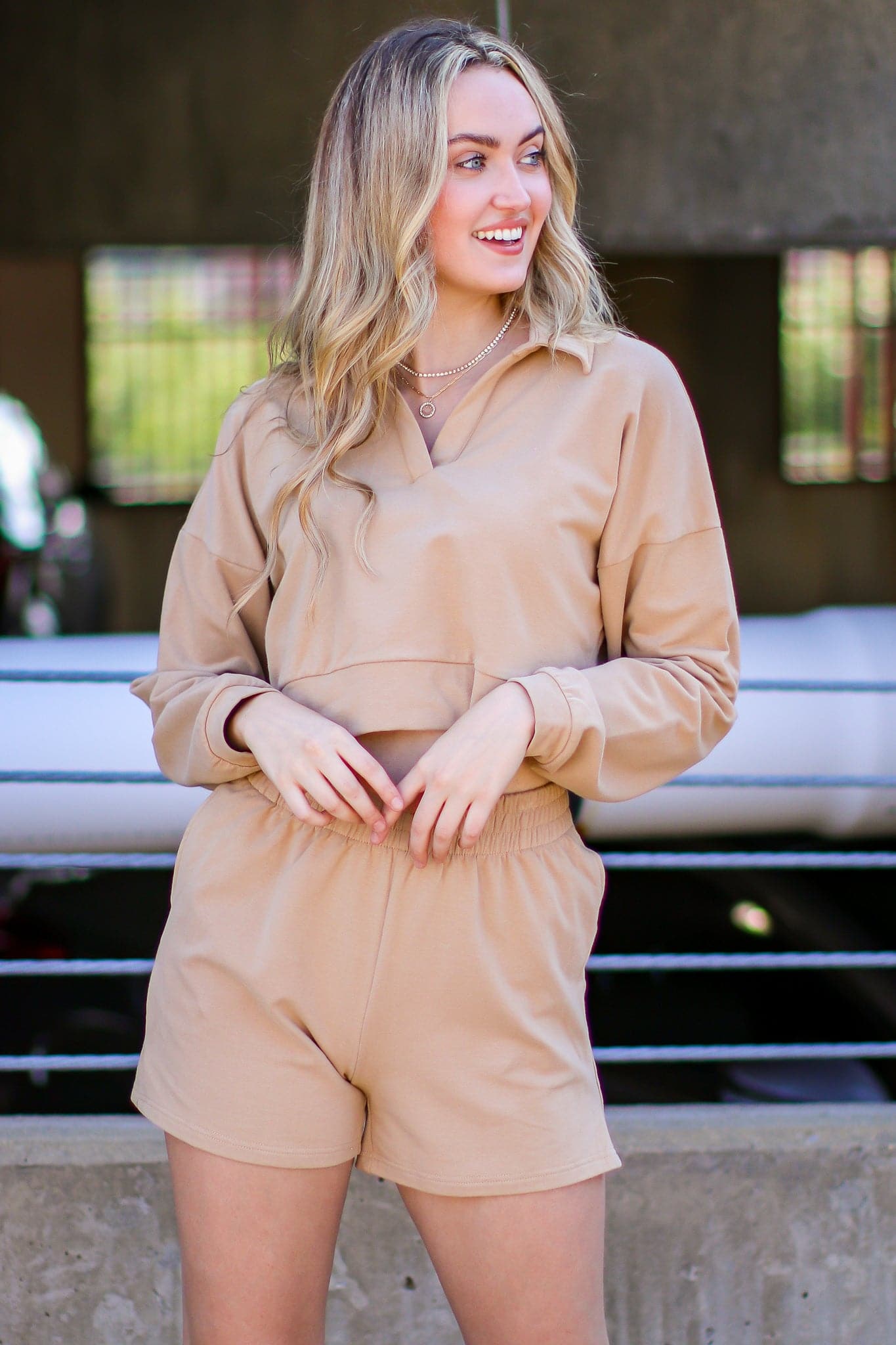  Hamptons Elastic Waist Shorts - FINAL SALE - Madison and Mallory