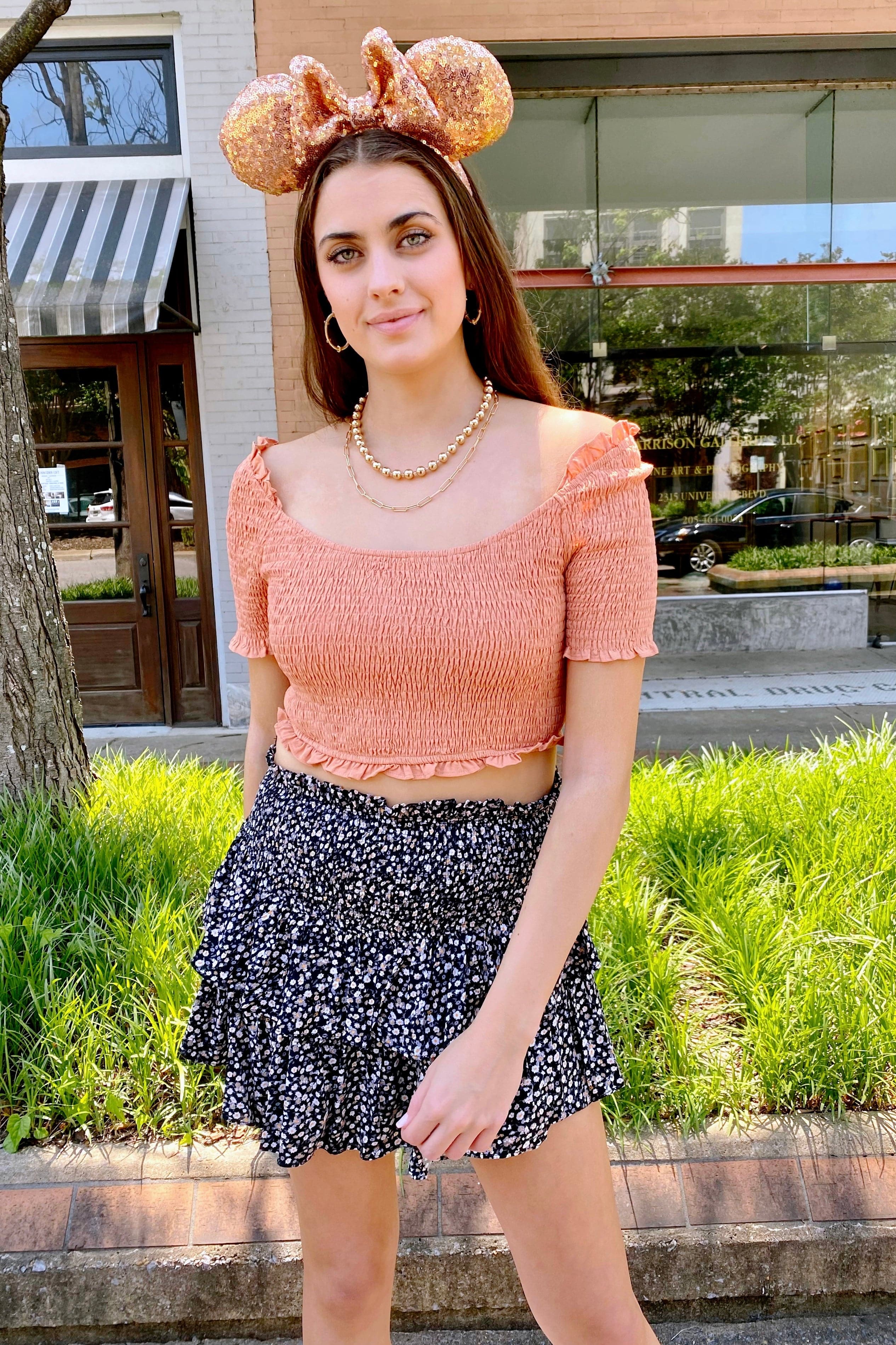  Bring on the Bliss Floral Smocked Tiered Skort - FINAL SALE - Madison and Mallory