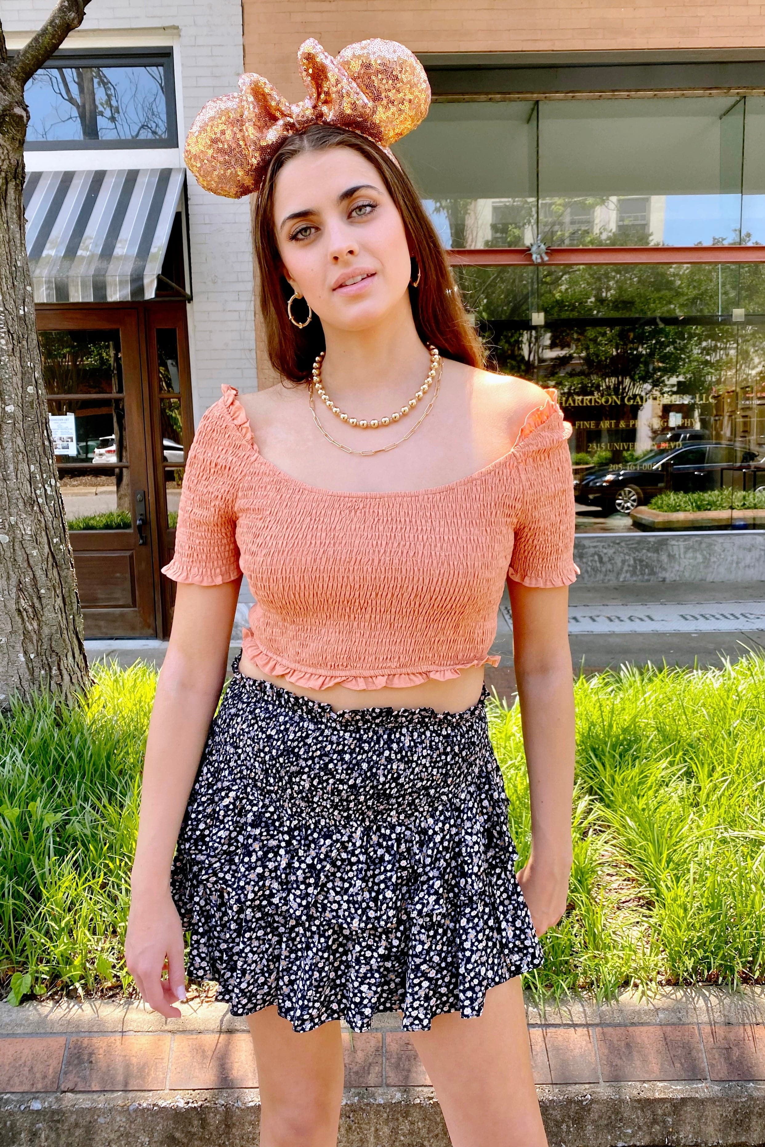  Bring on the Bliss Floral Smocked Tiered Skort - FINAL SALE - Madison and Mallory