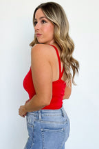  Calinah Ribbed Sleeveless Bodysuit - FINAL SALE - Madison and Mallory