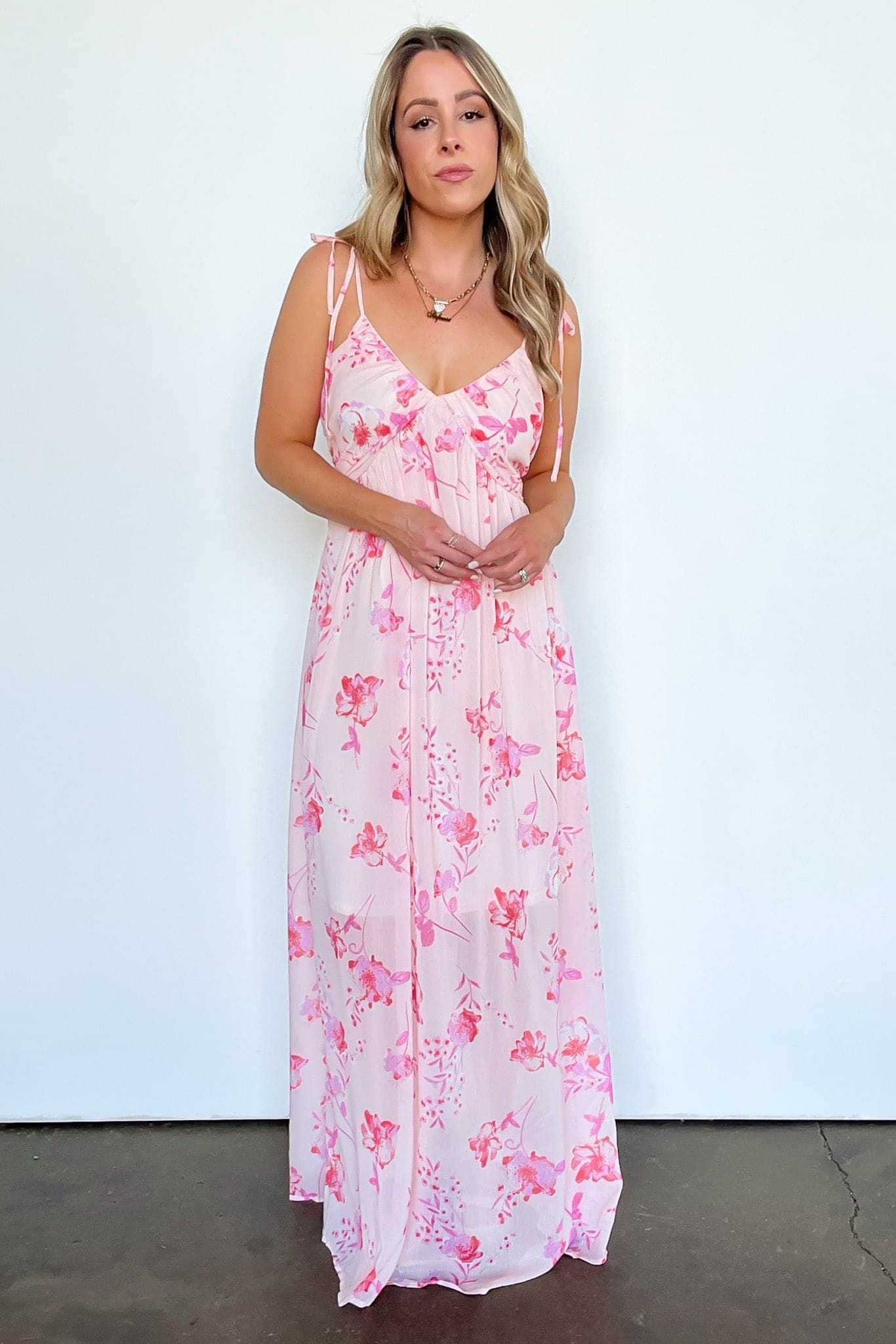  Cascading Crush Floral Maxi Dress - FINAL SALE - Madison and Mallory