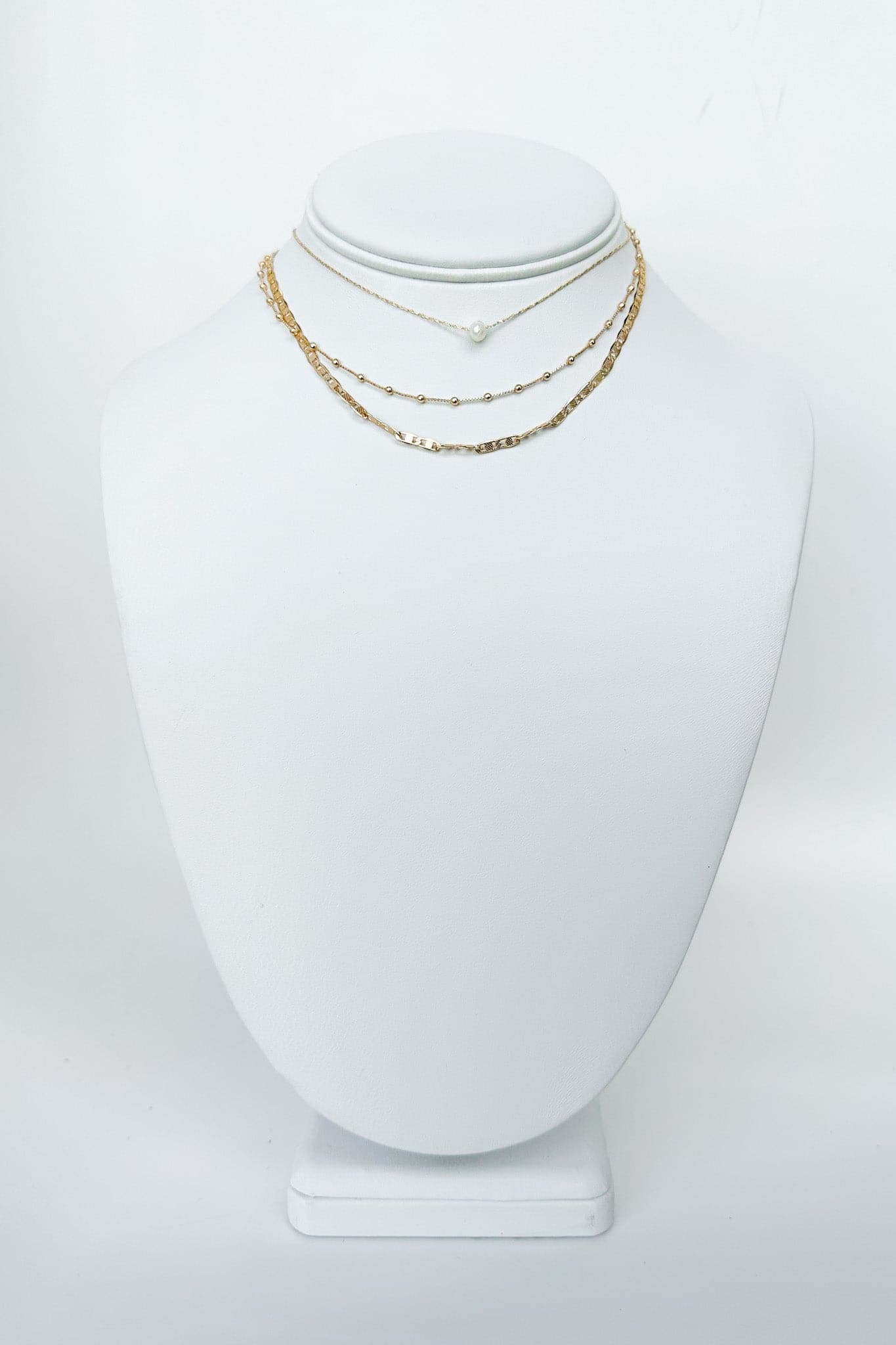  Cue the Party Pearl Beaded Layered Necklace - BACK IN STOCK - Madison and Mallory