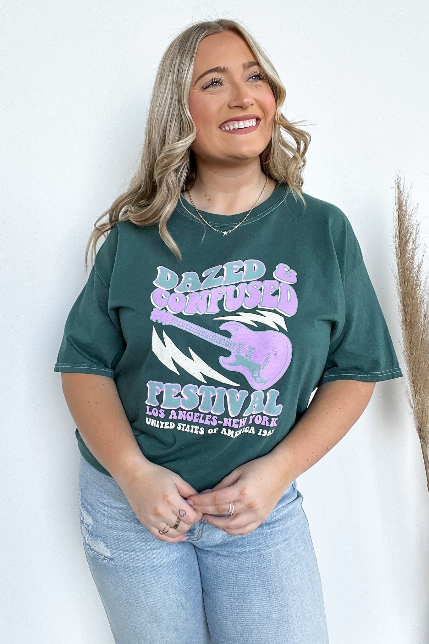  Dazed & Confused Festival Oversized Vintage Graphic Tee - BACK IN STOCK - Madison and Mallory