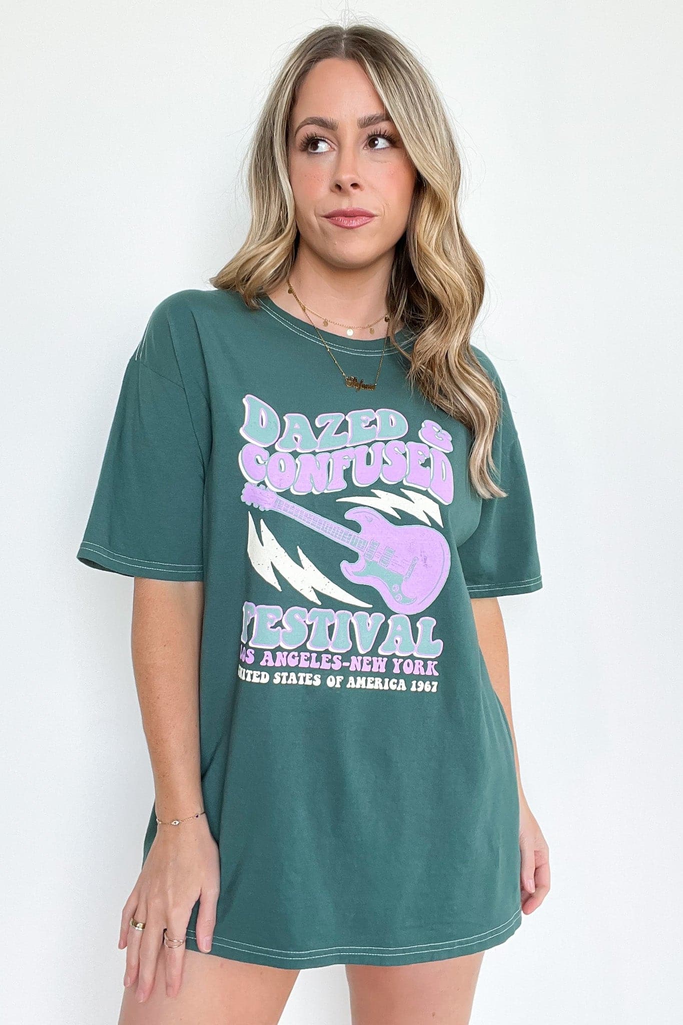  Dazed & Confused Festival Oversized Vintage Graphic Tee - BACK IN STOCK - Madison and Mallory